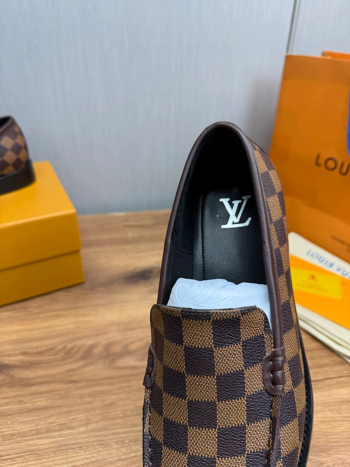 Factory 660💰 LV. Men's business casual leather shoes, all made of imported original brand leather, just to create a more comfortable wearing experience, original non-slip and wear-resistant outsole ✔️16-45 (38.45 non-returnable)